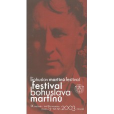 Programová brožura: Festival Bohuslava Martinů 2003.